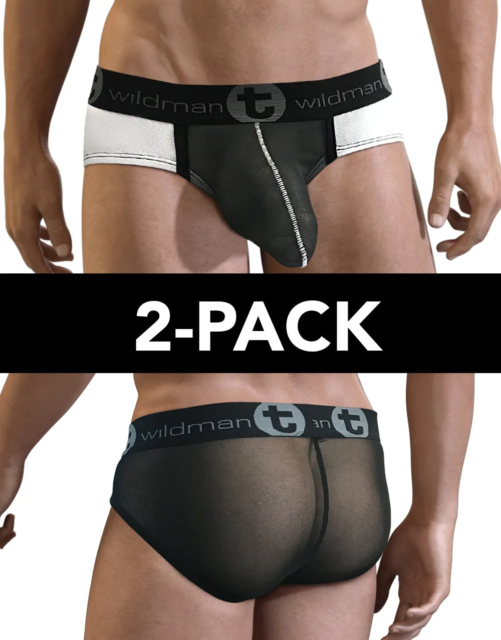 2 PACK Slut Big Boy Pouch Brief