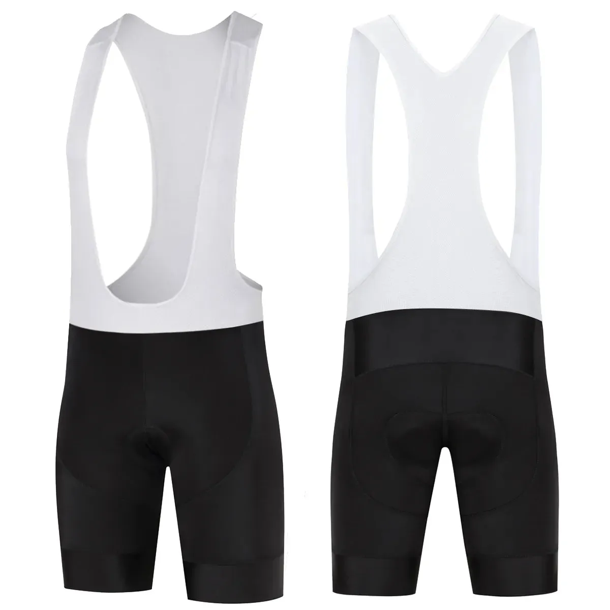 2023 Pure black Mens Cycling Bib Shorts Summer   Gel Pad Bike Bib  Cycling shorts