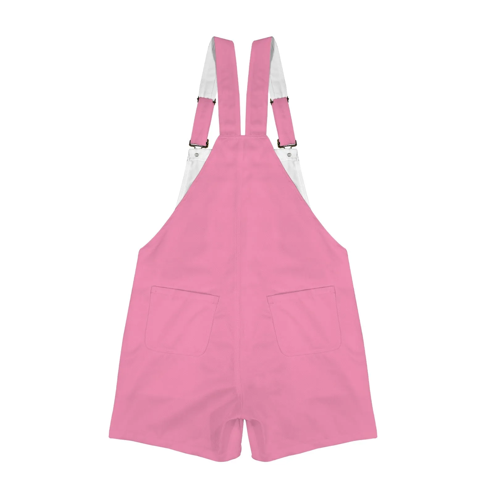 90's Vibes Persian Pink Unisex Shorts Suspender Jumpsuit