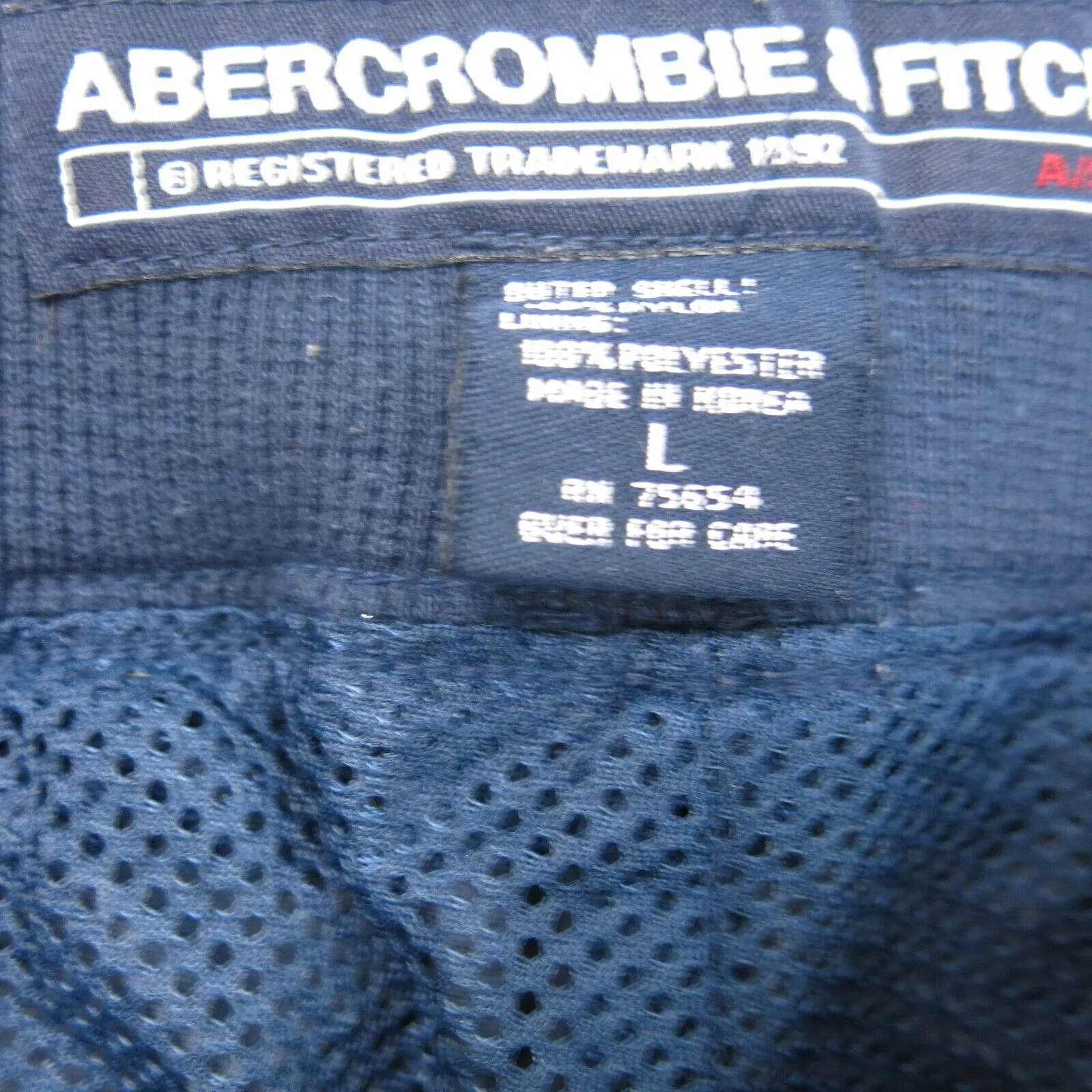 Abercrombie & Fitch Pants Mens Large Blue Activewear Pant Running & Jogging Logo