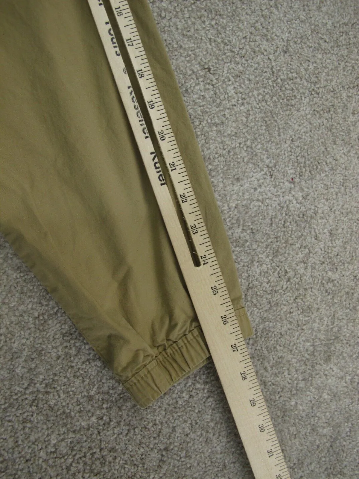 Abercrombie & Fitch Womens Activewear Sweatpant Elastic Waist Khaki Size Medium