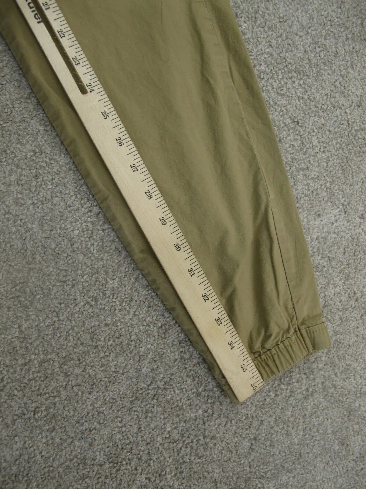 Abercrombie & Fitch Womens Activewear Sweatpant Elastic Waist Khaki Size Medium