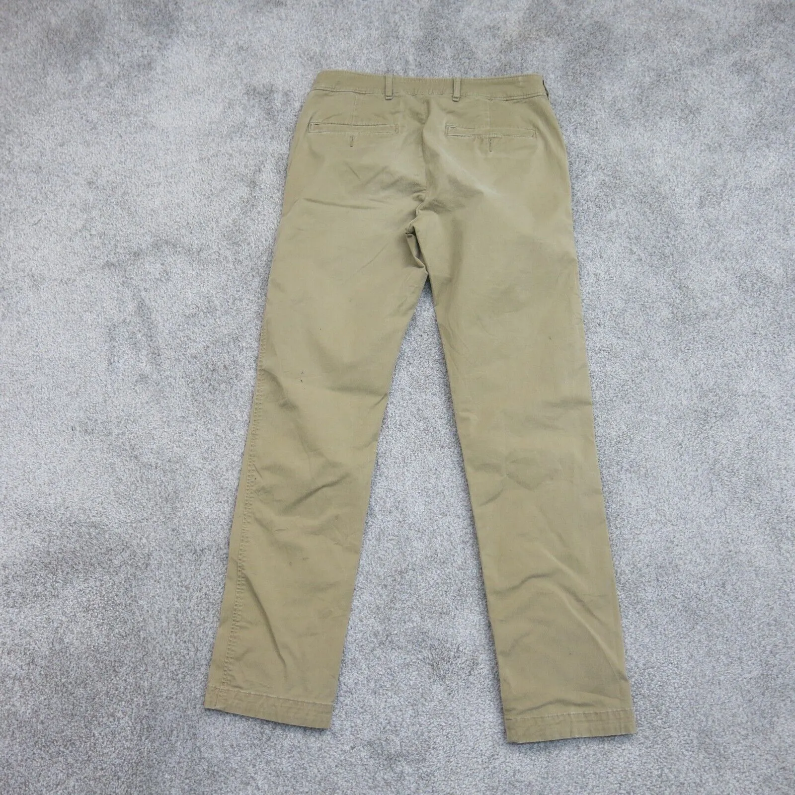 Abercrombie & Fitch Womens Langdon Skinny Stretch Pant Mid Rise Khaki SZ W29XL32