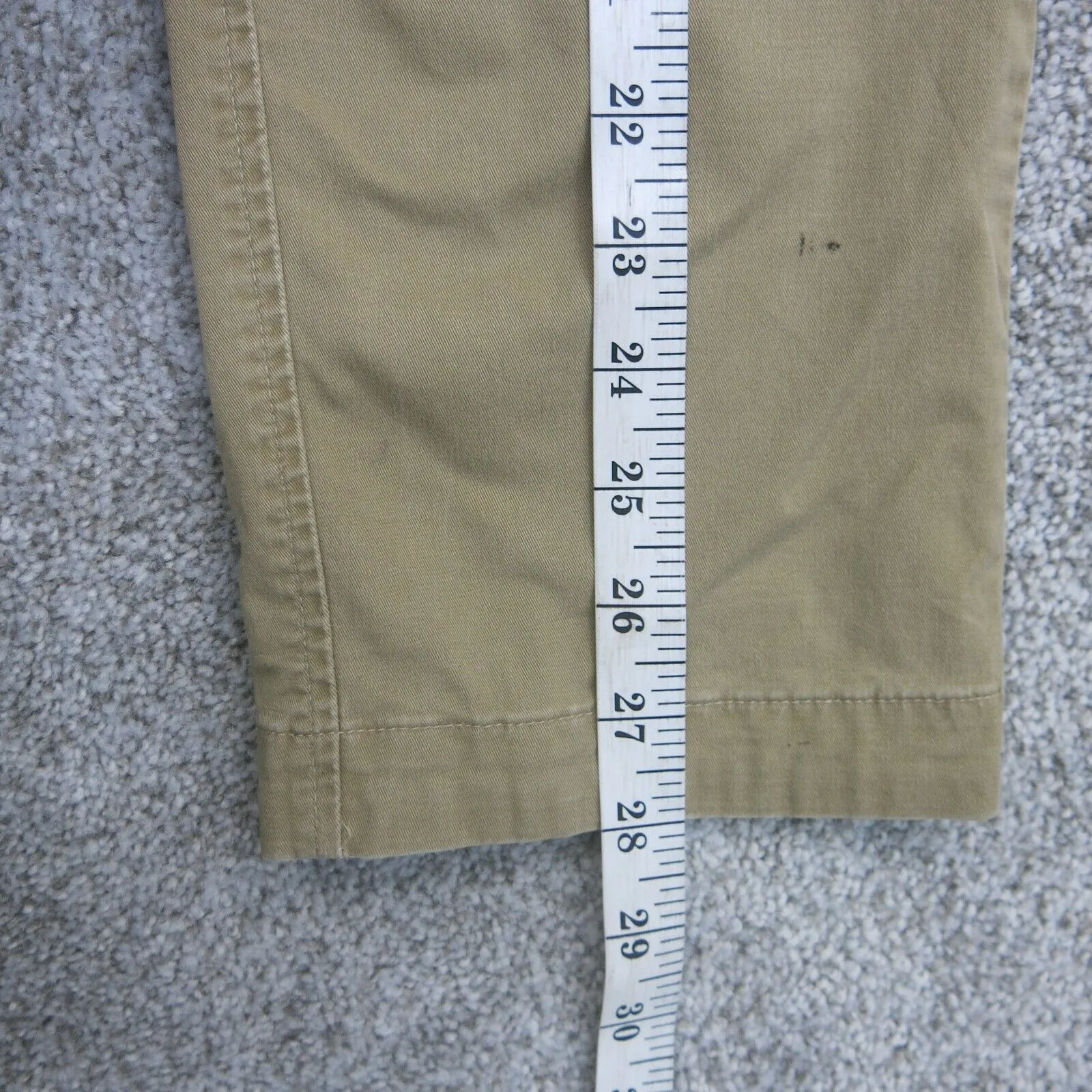 Abercrombie & Fitch Womens Langdon Skinny Stretch Pant Mid Rise Khaki SZ W29XL32