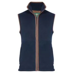 Alan Paine Aylsham Gents Fleece Waistcoat - Dark Navy