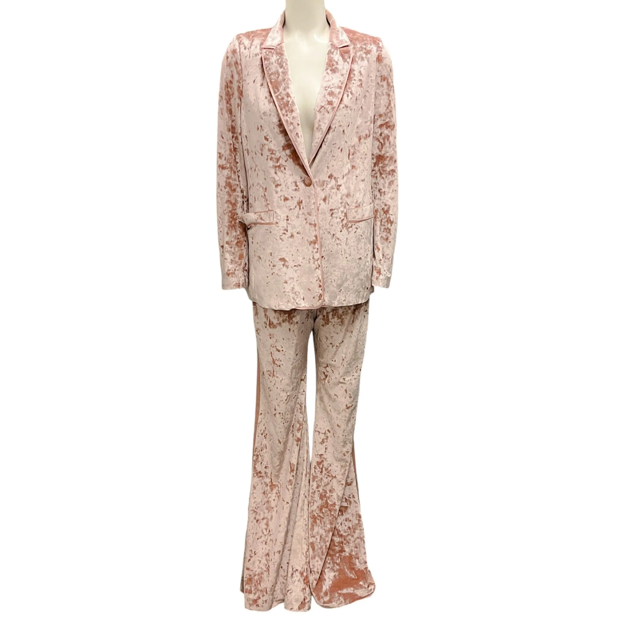 Alexis Pink Velvet Dallas Jacket and Domenic Pants