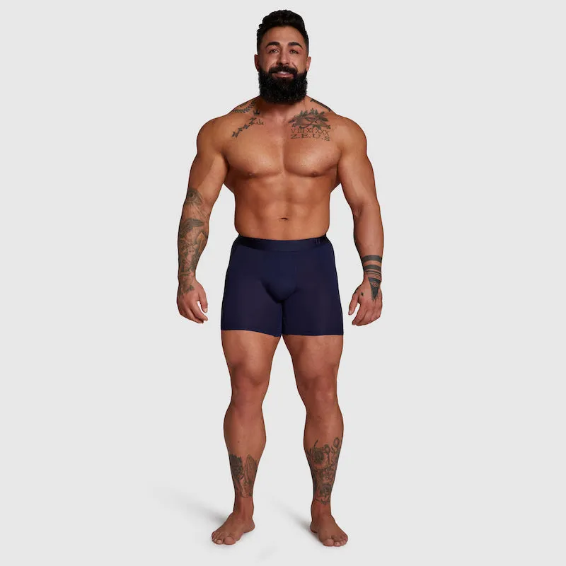 ALPHX Comfort Class Boxer Brief - Athletic Fit - Maritime Navy Blue | ALPHX.com