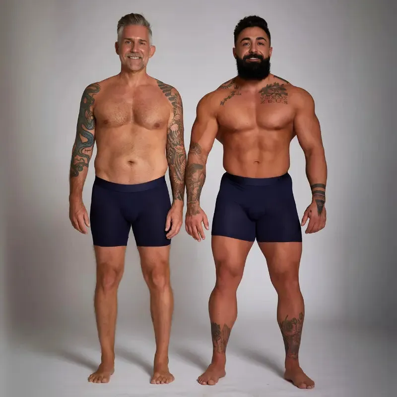 ALPHX Comfort Class Boxer Brief - Athletic Fit - Maritime Navy Blue | ALPHX.com