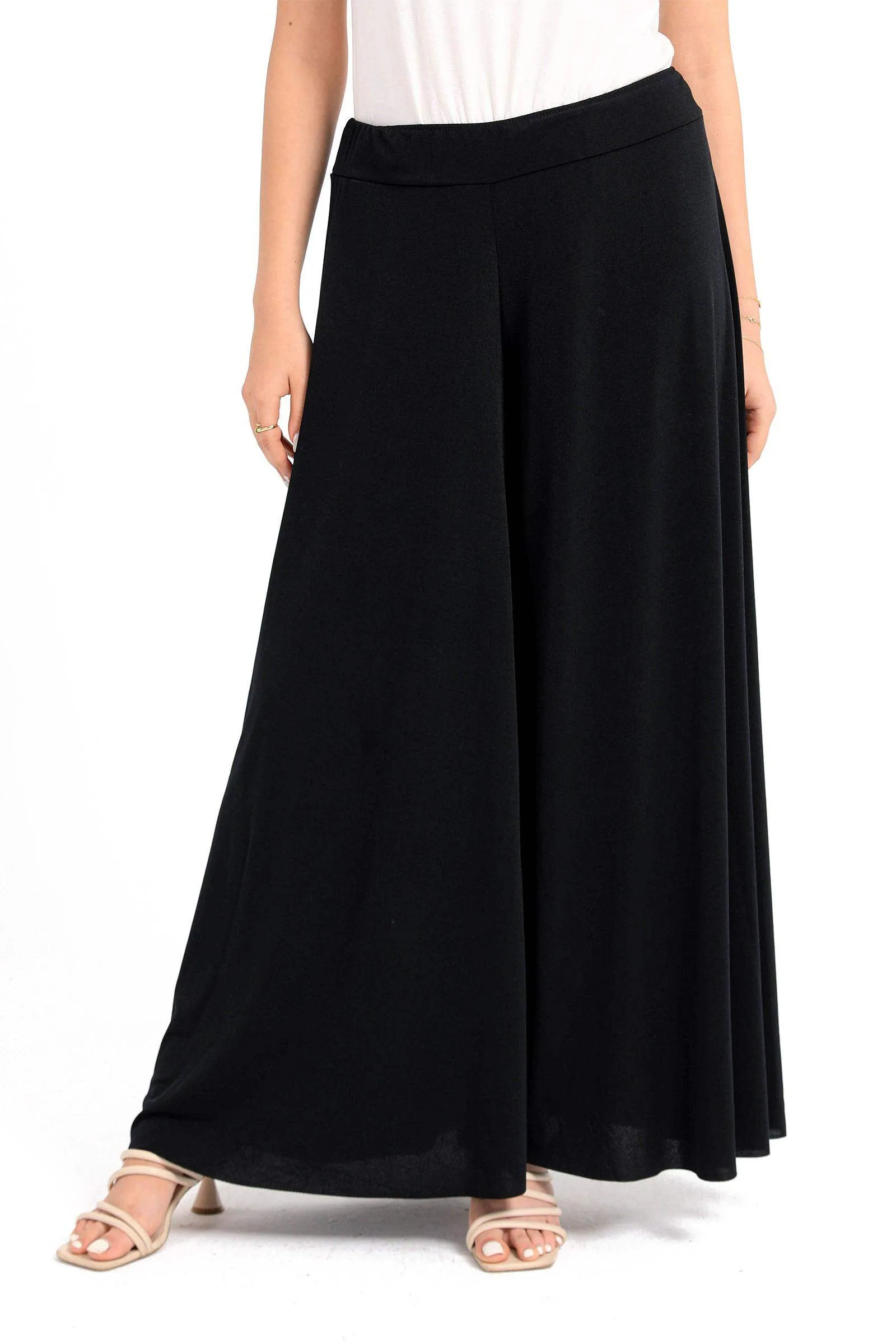 Ankle Length Wide Leg Pants