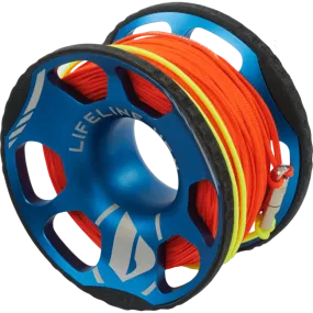 Apeks Lifeline Spool w/ bolt snap - Size: LG/45 M