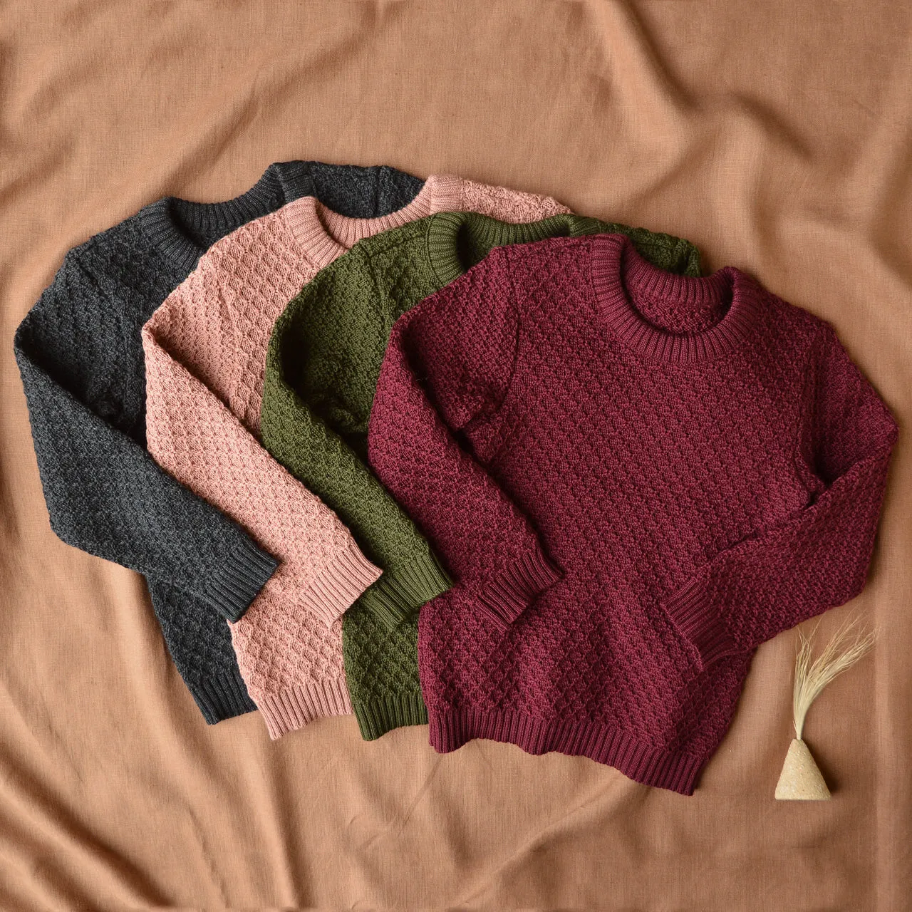 Aran Organic Merino Kids Jumper (3-10y)