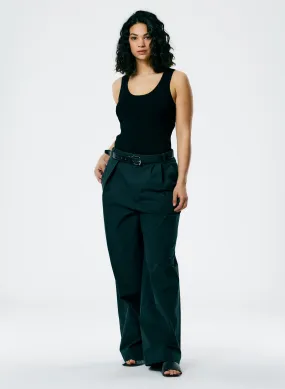 Arun Suiting Asymmetrical Pleat Stella Pant