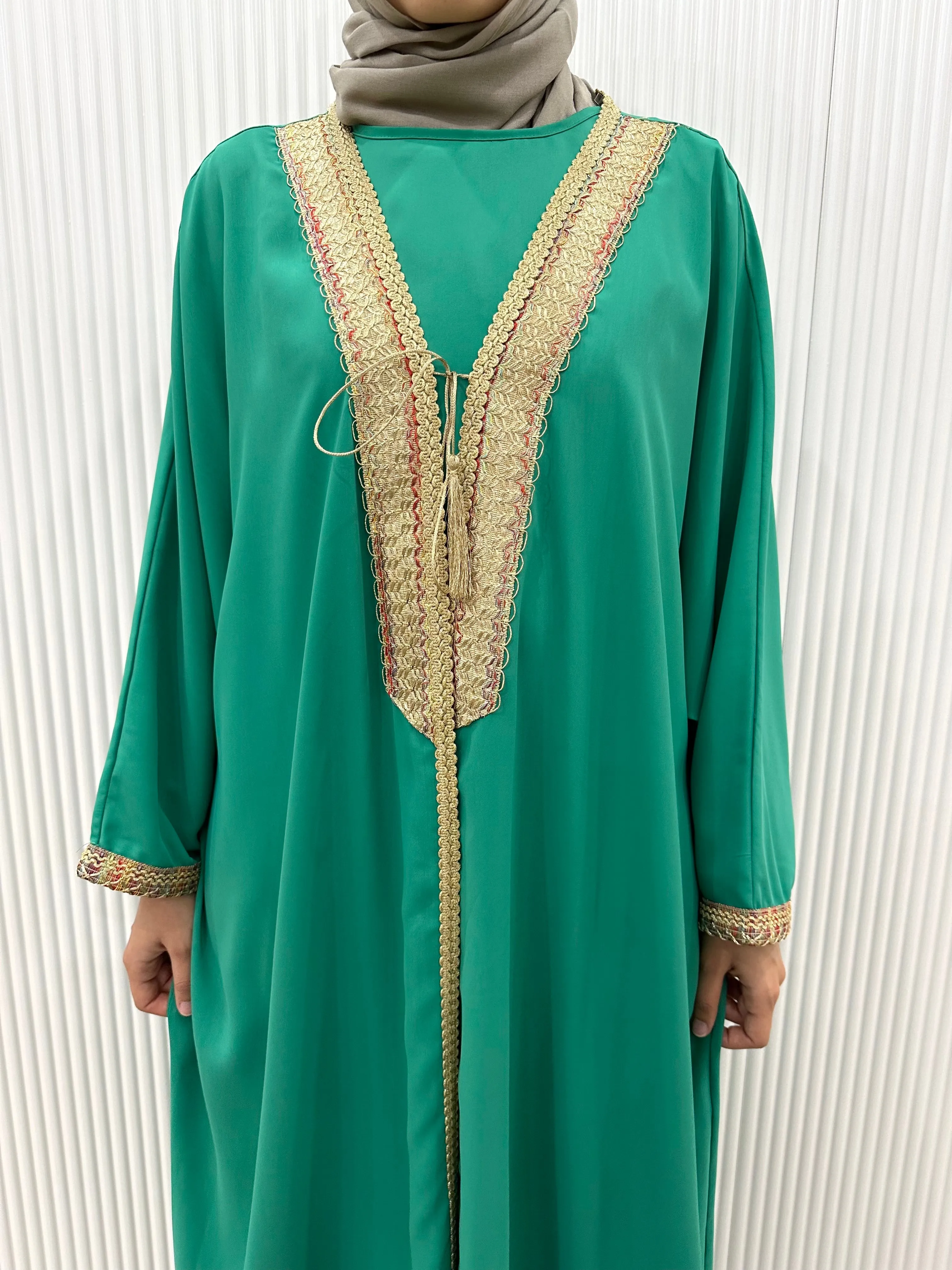 AYDA EMBROIDERED ABAYA SET