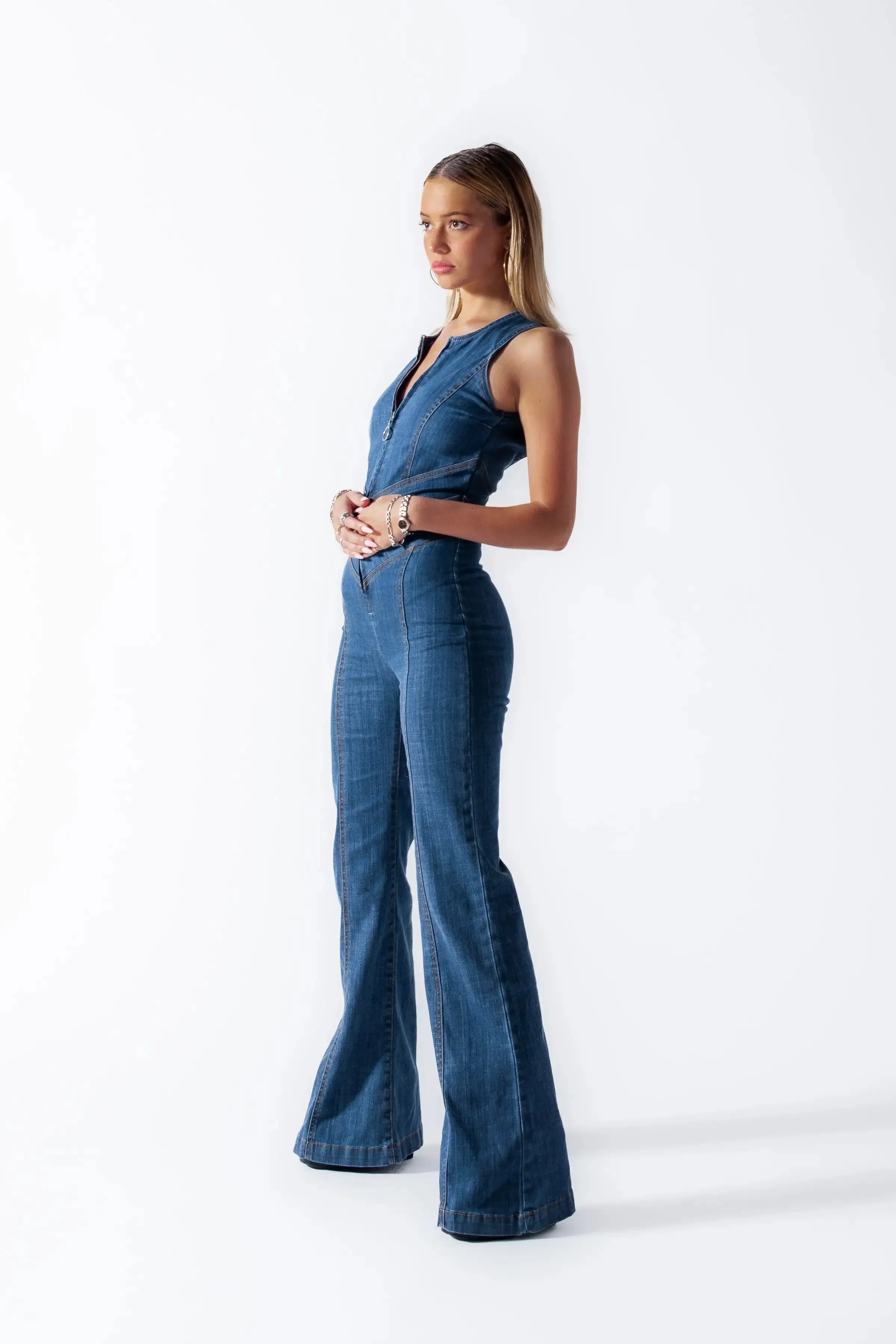 Backless Heart Jumpsuit