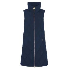 Barbour Leverton Ladies Puffer Gilet - Navy/Classic