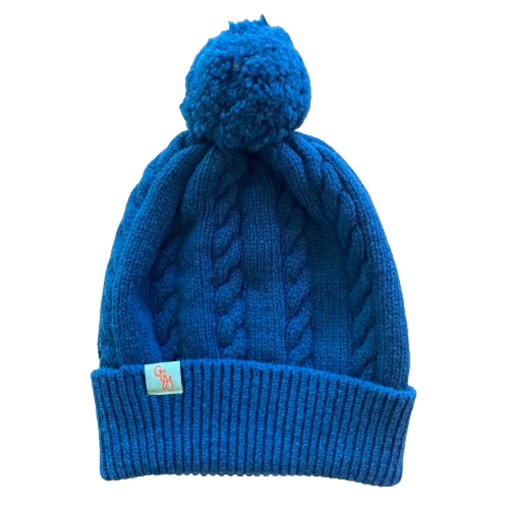 Beanie - Cable, Diesel Blue