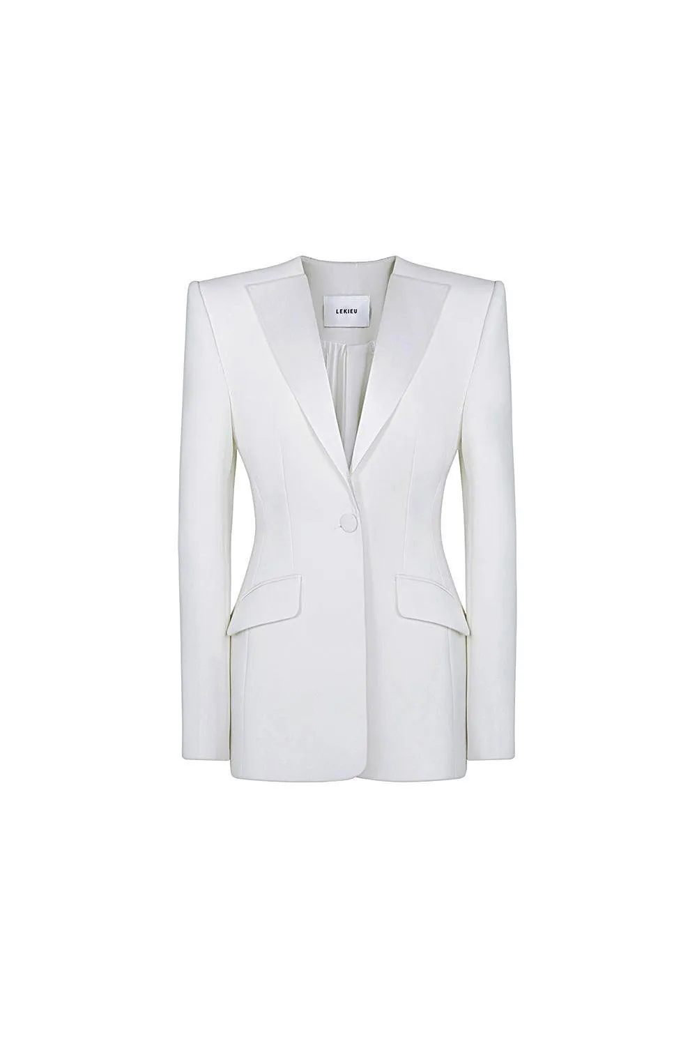 Belgrave Structured Flap Pocket Crepe Blazer