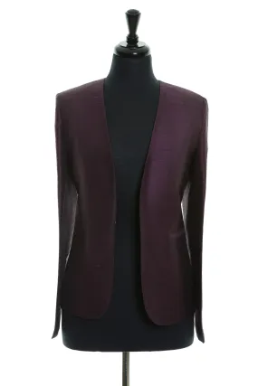 Bella Jacket in Aubergine