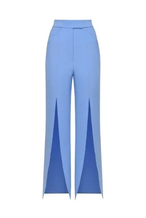 BIANCA HIGH-RISE FLARED PANTS WITH SLIT