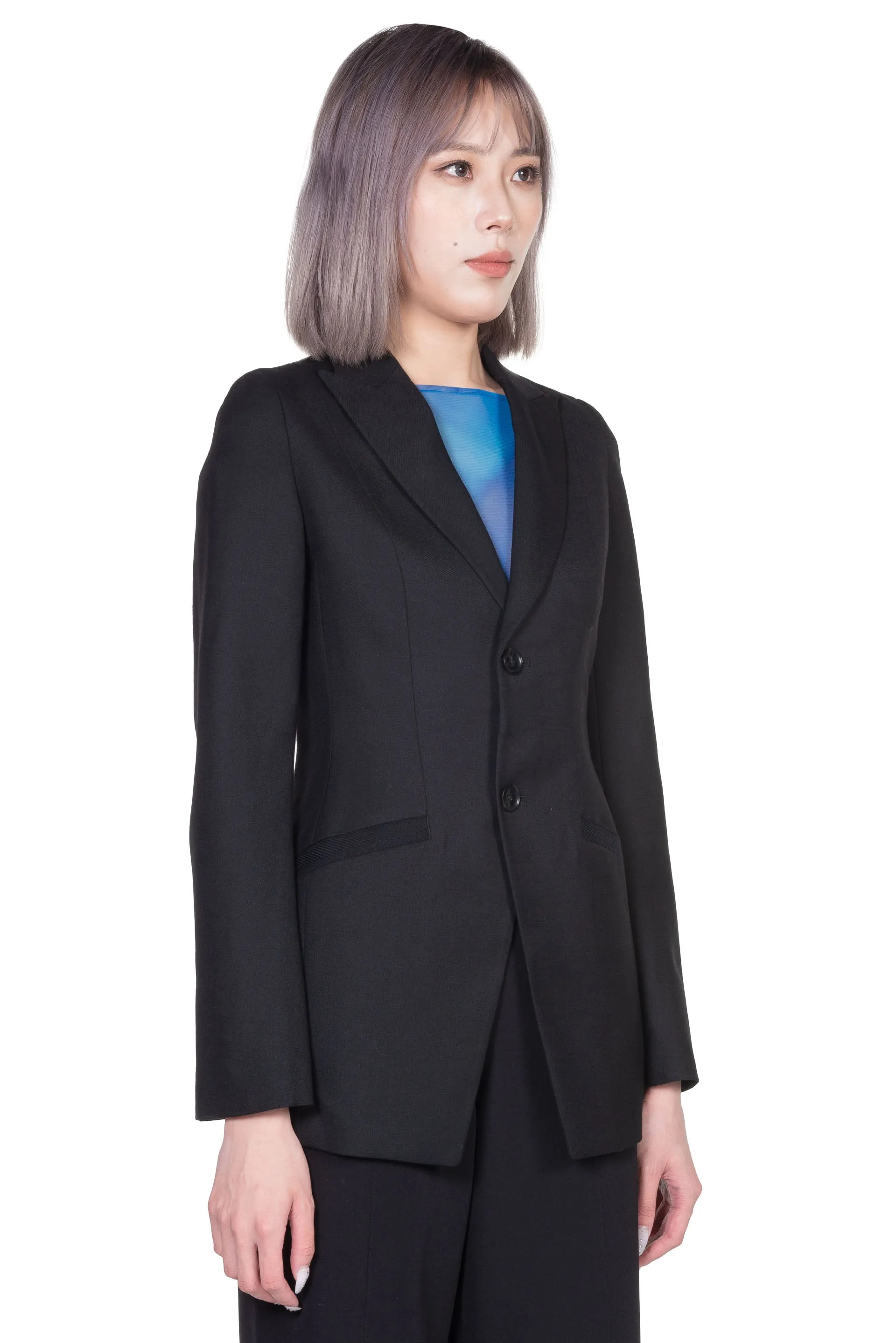 Black Wool Blazer