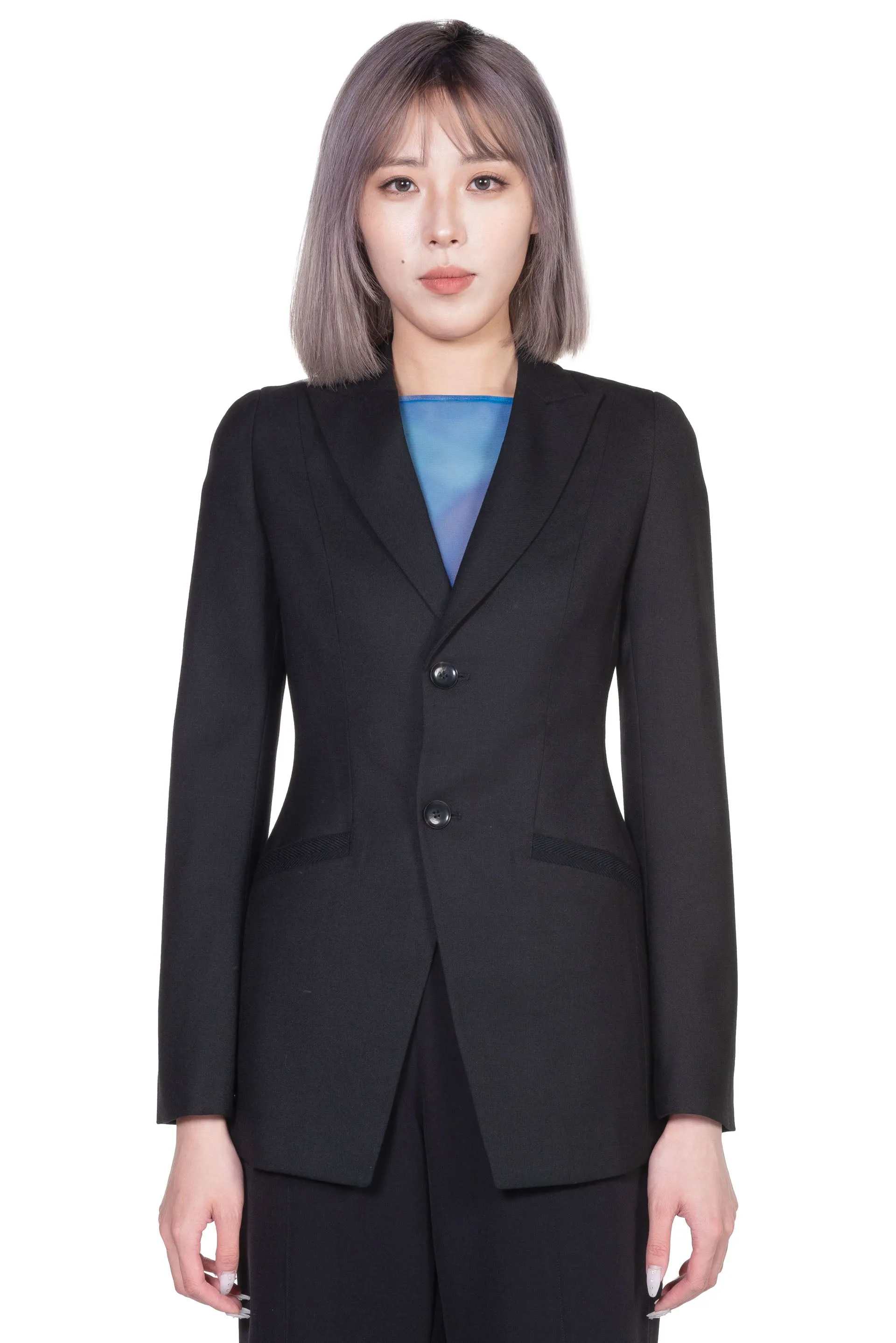 Black Wool Blazer