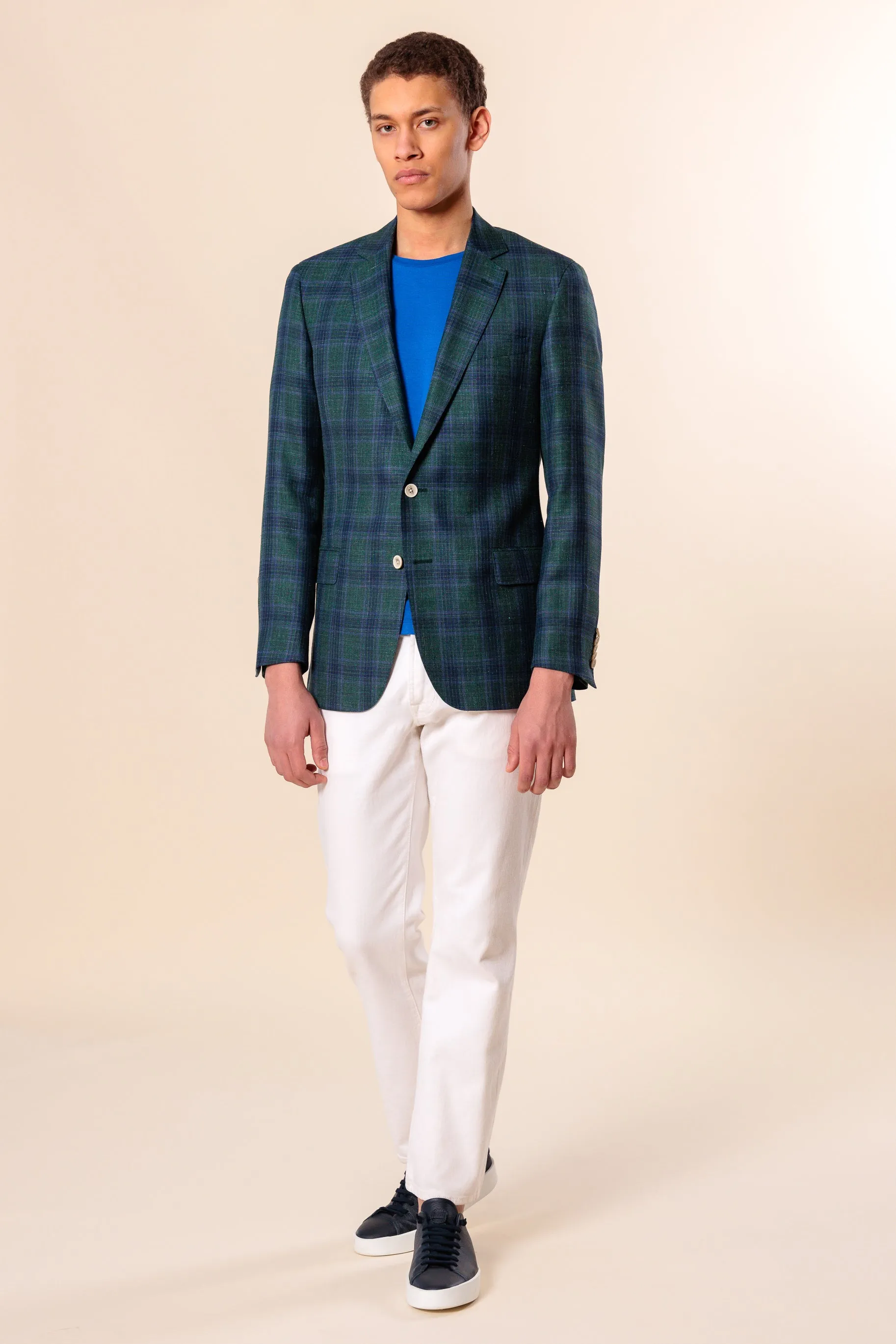 Blazer "COMO" / Wool, Silk & Linen by Loro Piana