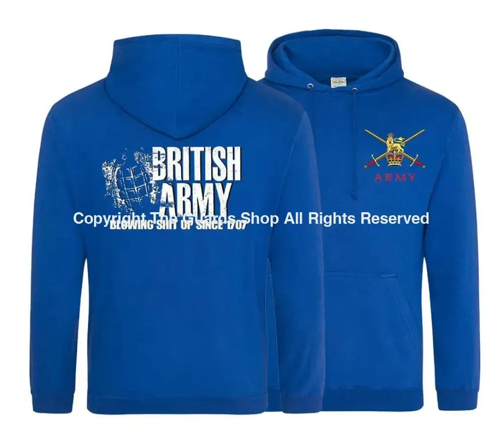 BRITISH ARMY Blowing Shit Up Since 1707 Double Side Printed Hoodie