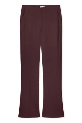 Charlotte Flared Trousers - Bordeaux