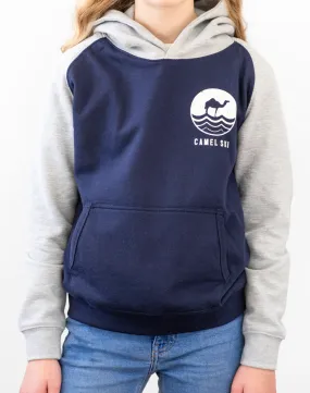 Childrens Baseball Hoodie - Camel Ski