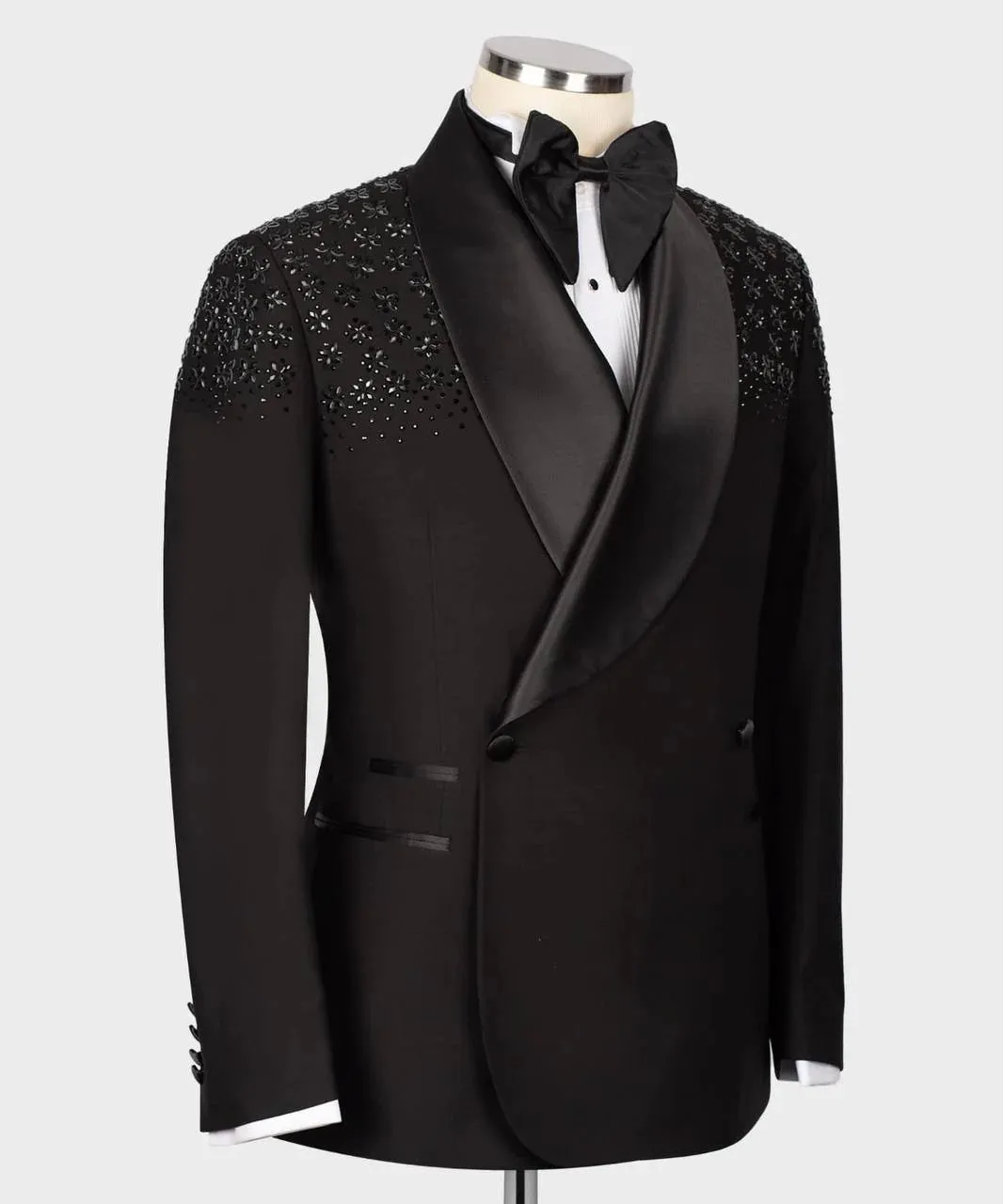 Classic Black Tuxedo Jacket Mens