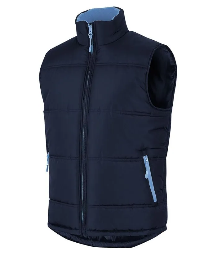 Contrast Puffer Vest