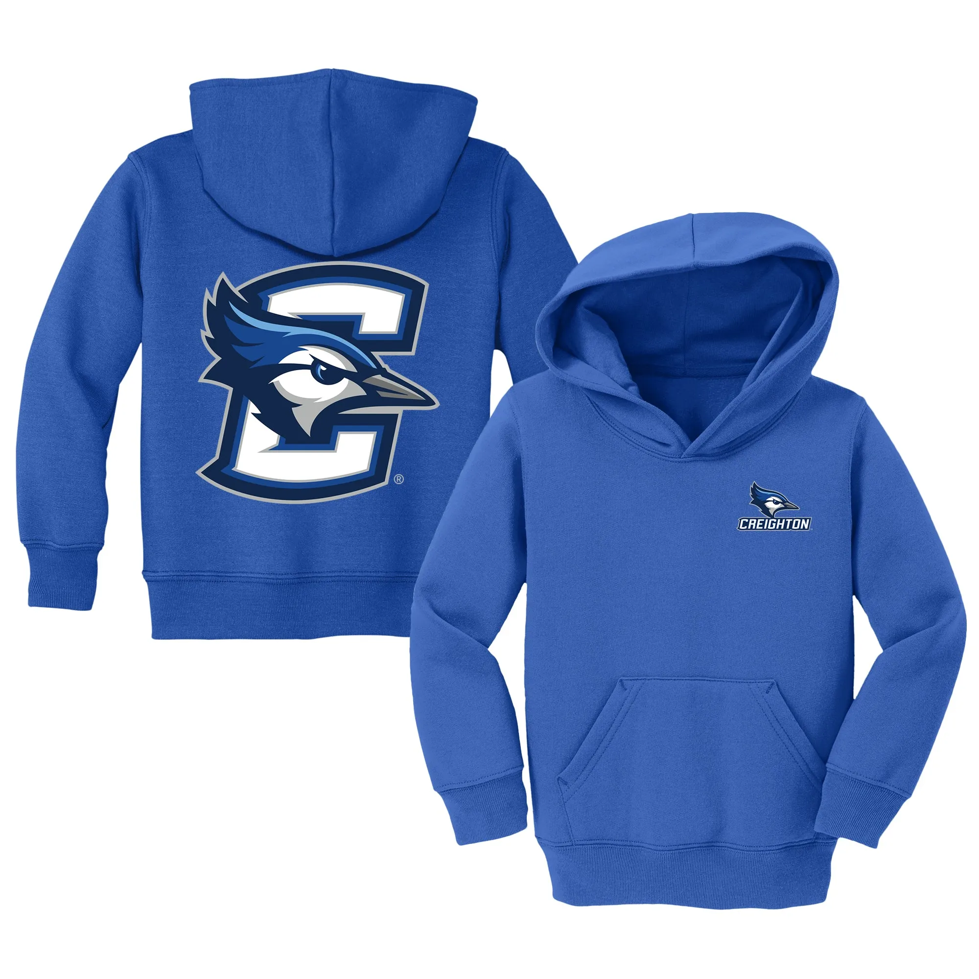 Creighton Bluejays Logo Toddler Pullover Sweatshirt