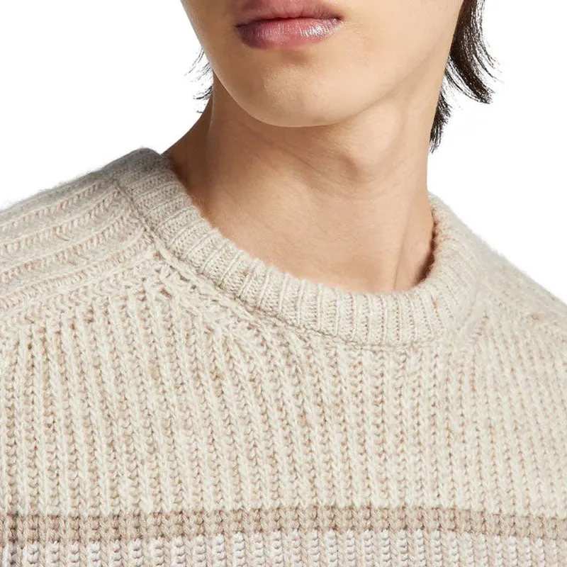 Custom Wholesale Man Cashmere Striped Knit Pullover Sweater - OEM/ODM Manufacturer