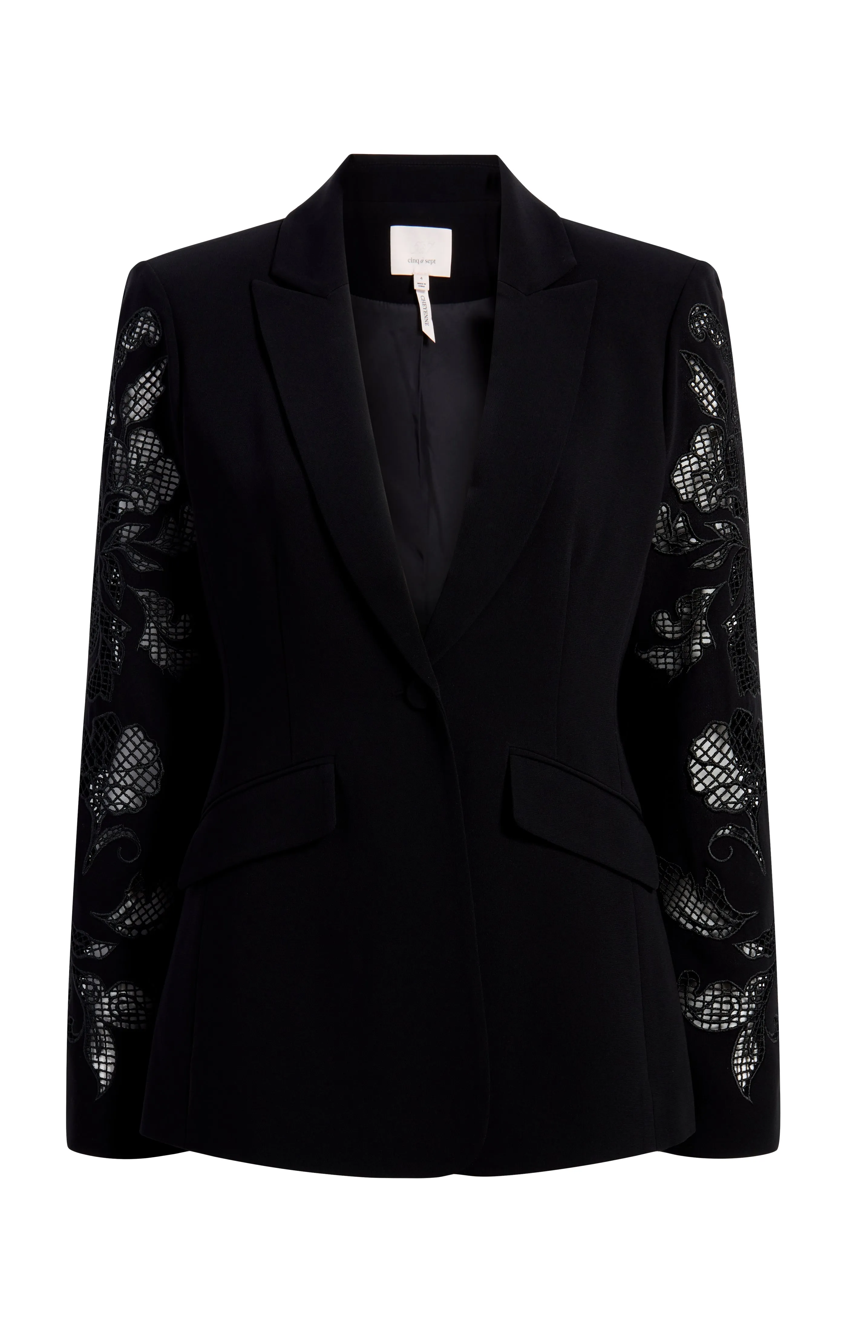 Cutout Paisley Embellished Cheyenne Blazer