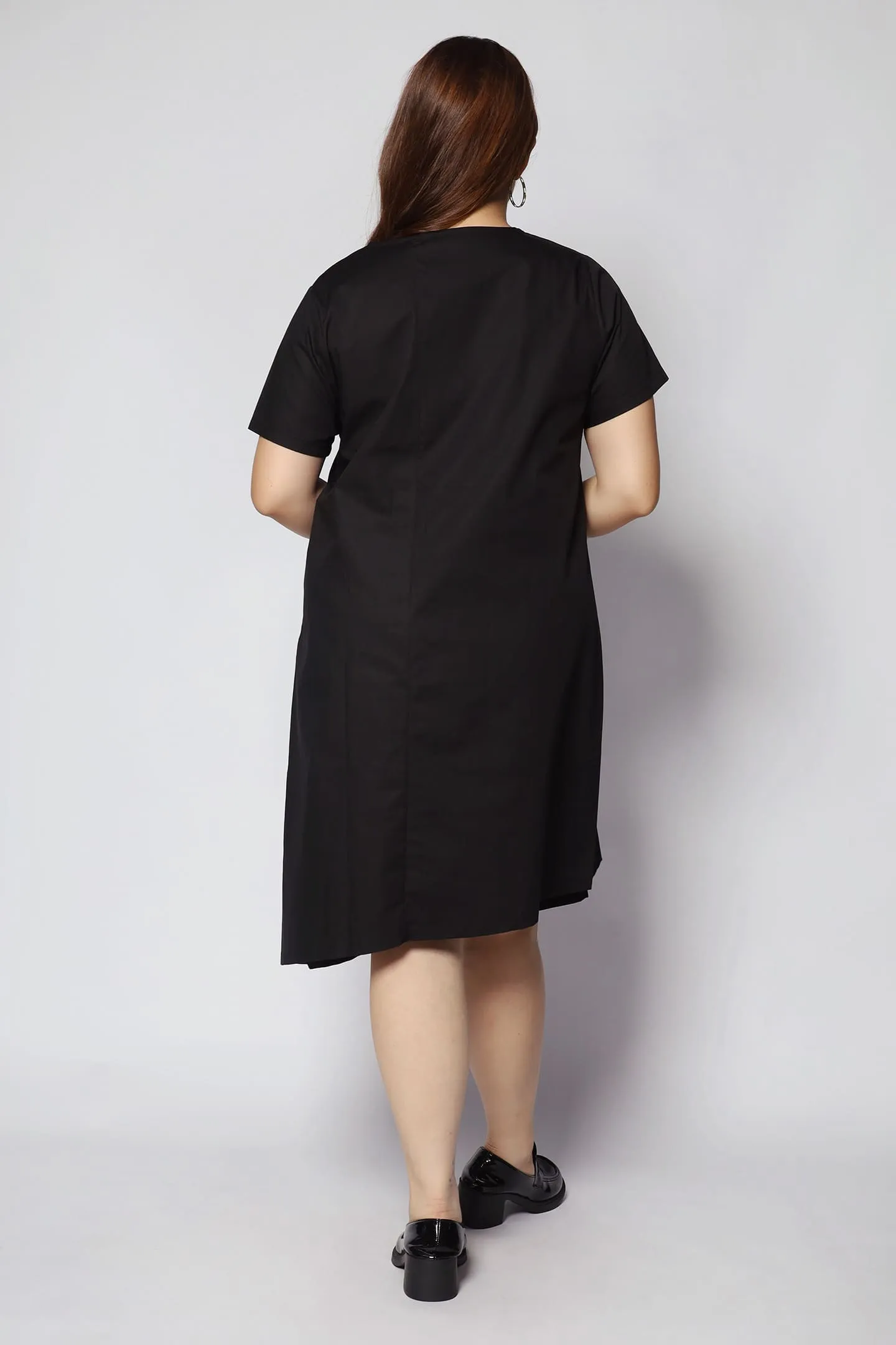 Dano Ruched Dress in Black