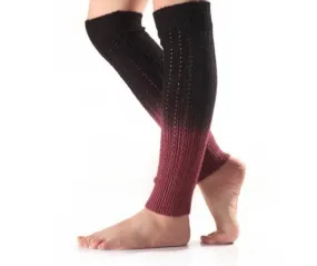 Elegant Cashmere Gradient Knit Leg Warmers for Winter Fashion