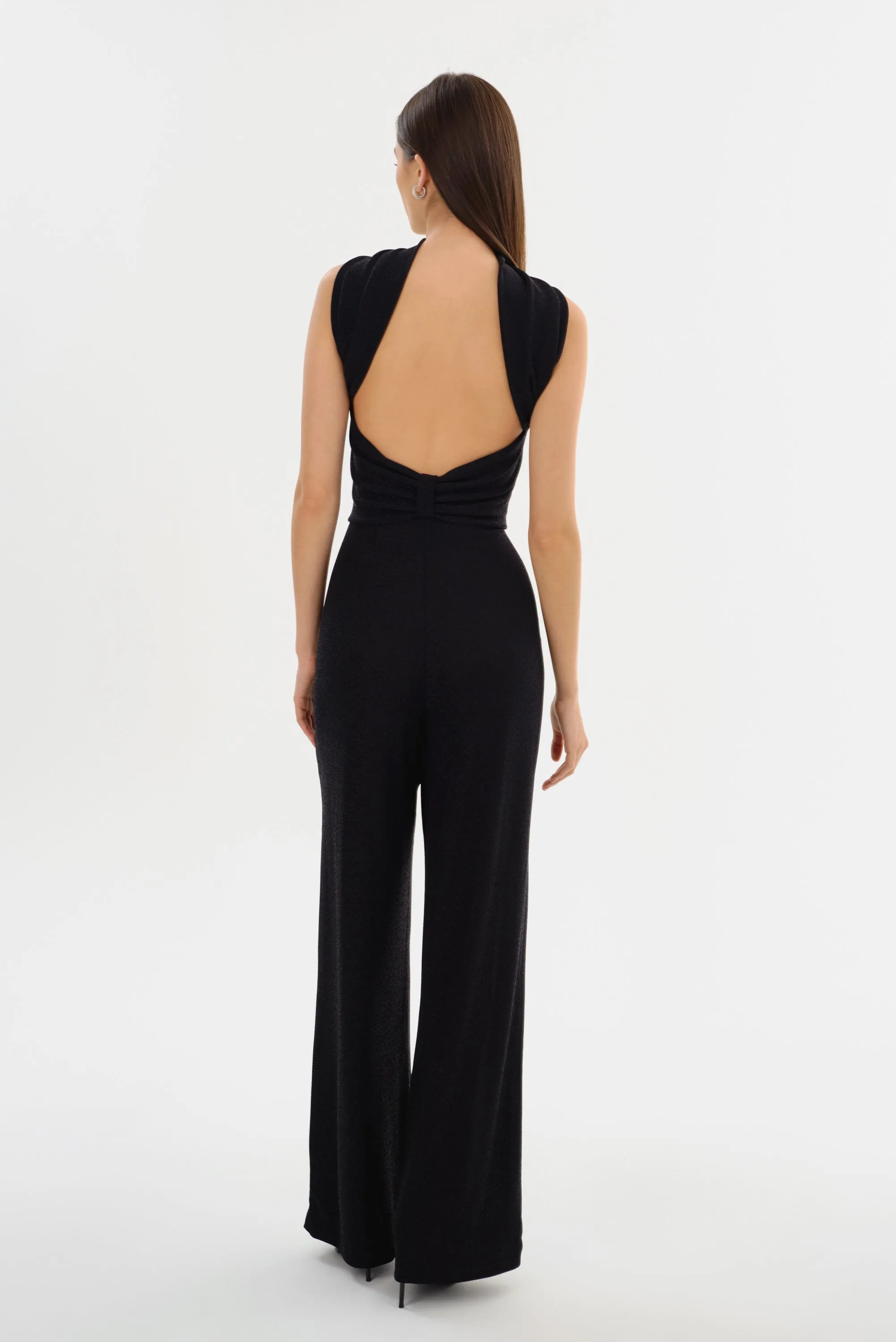 ELORA | Lurex Knit Jumpsuit