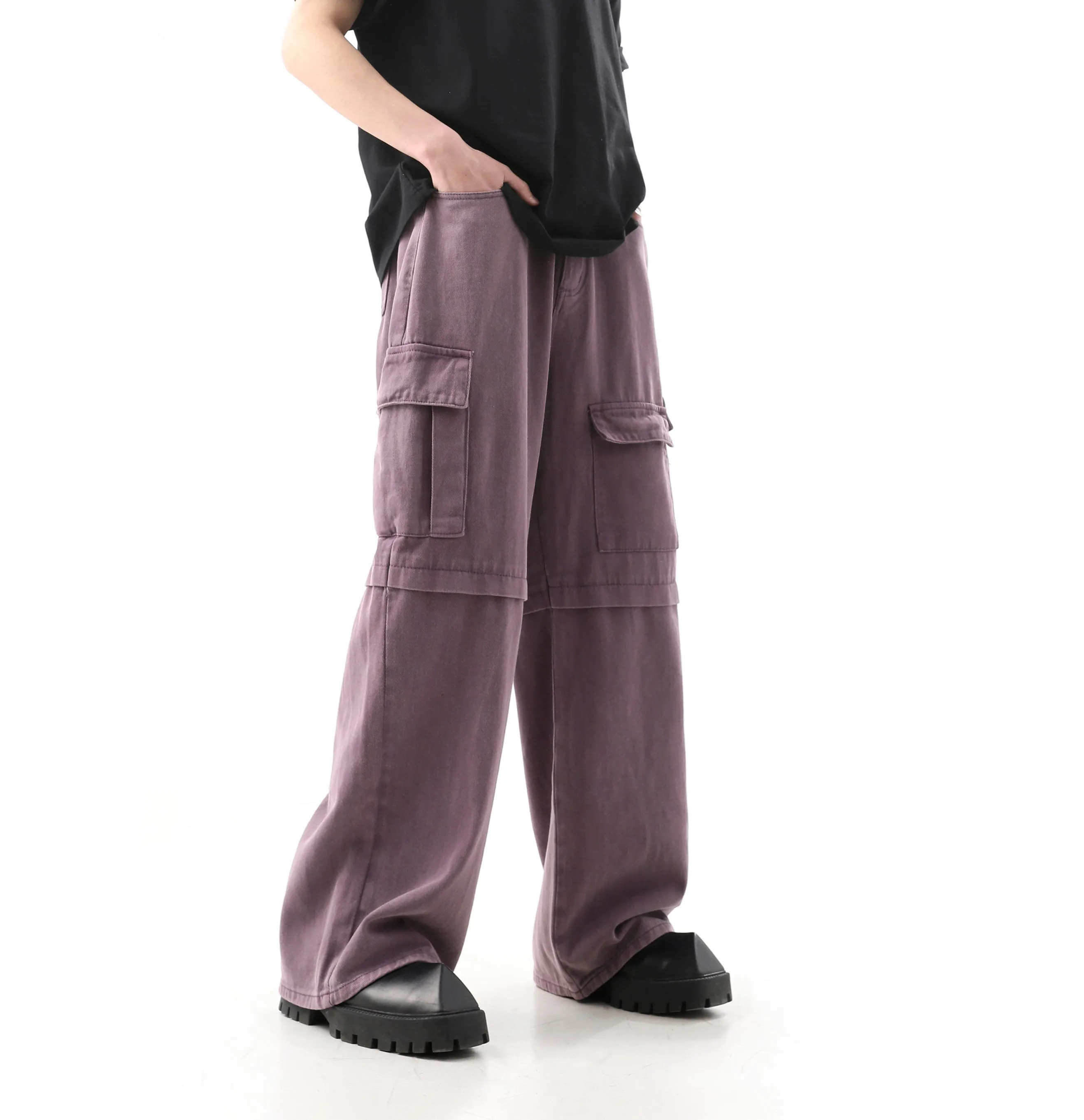 Faire Echo Vintage Purple Denim Pants