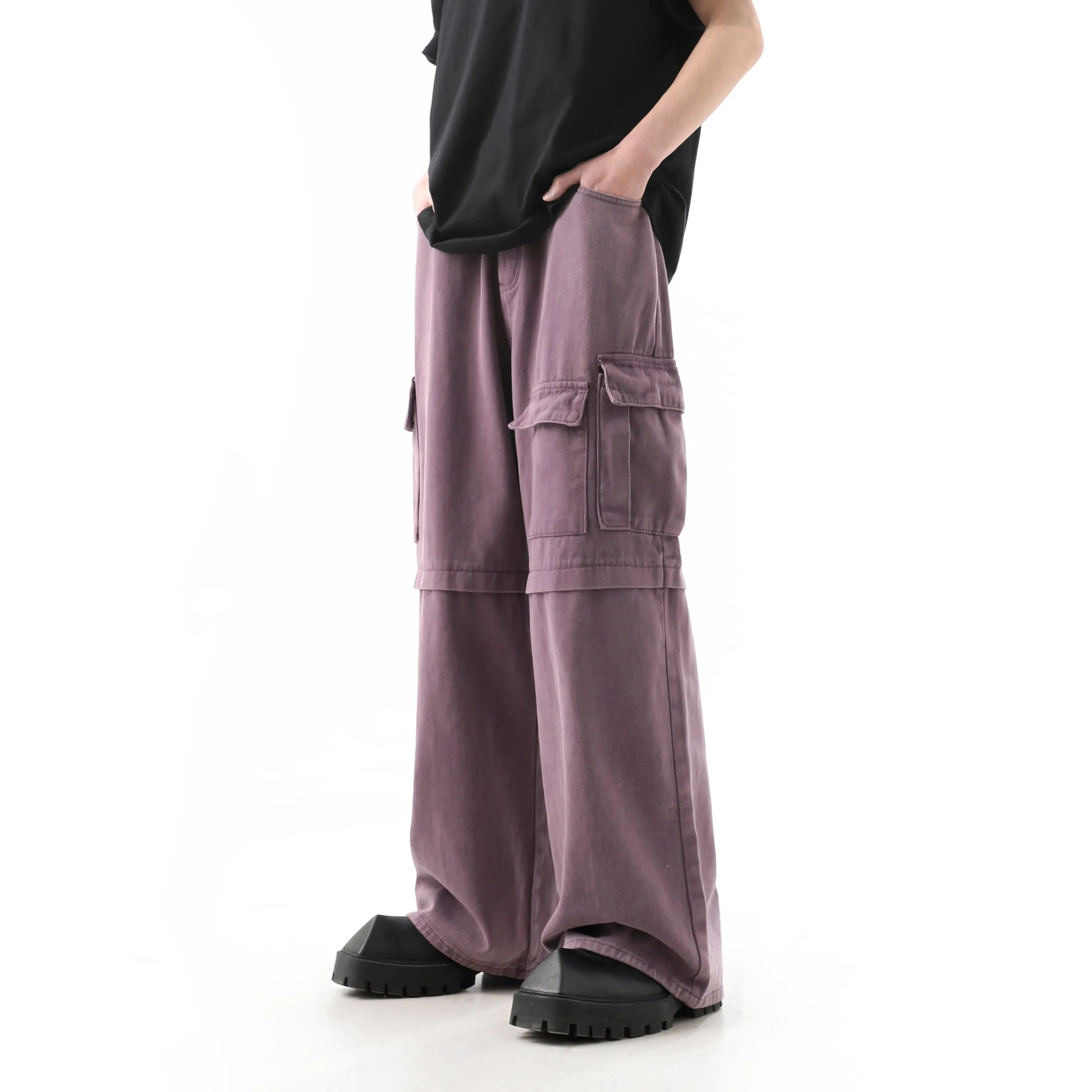 Faire Echo Vintage Purple Denim Pants