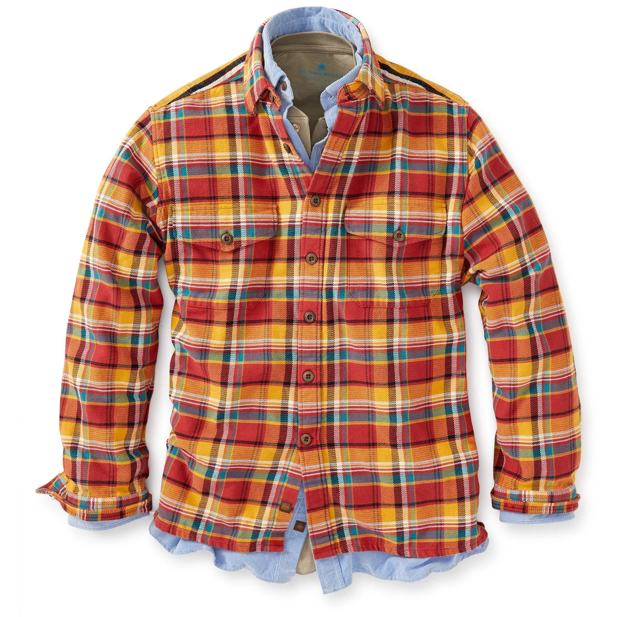 Finnegan Festive Plaid Shirt - Tall