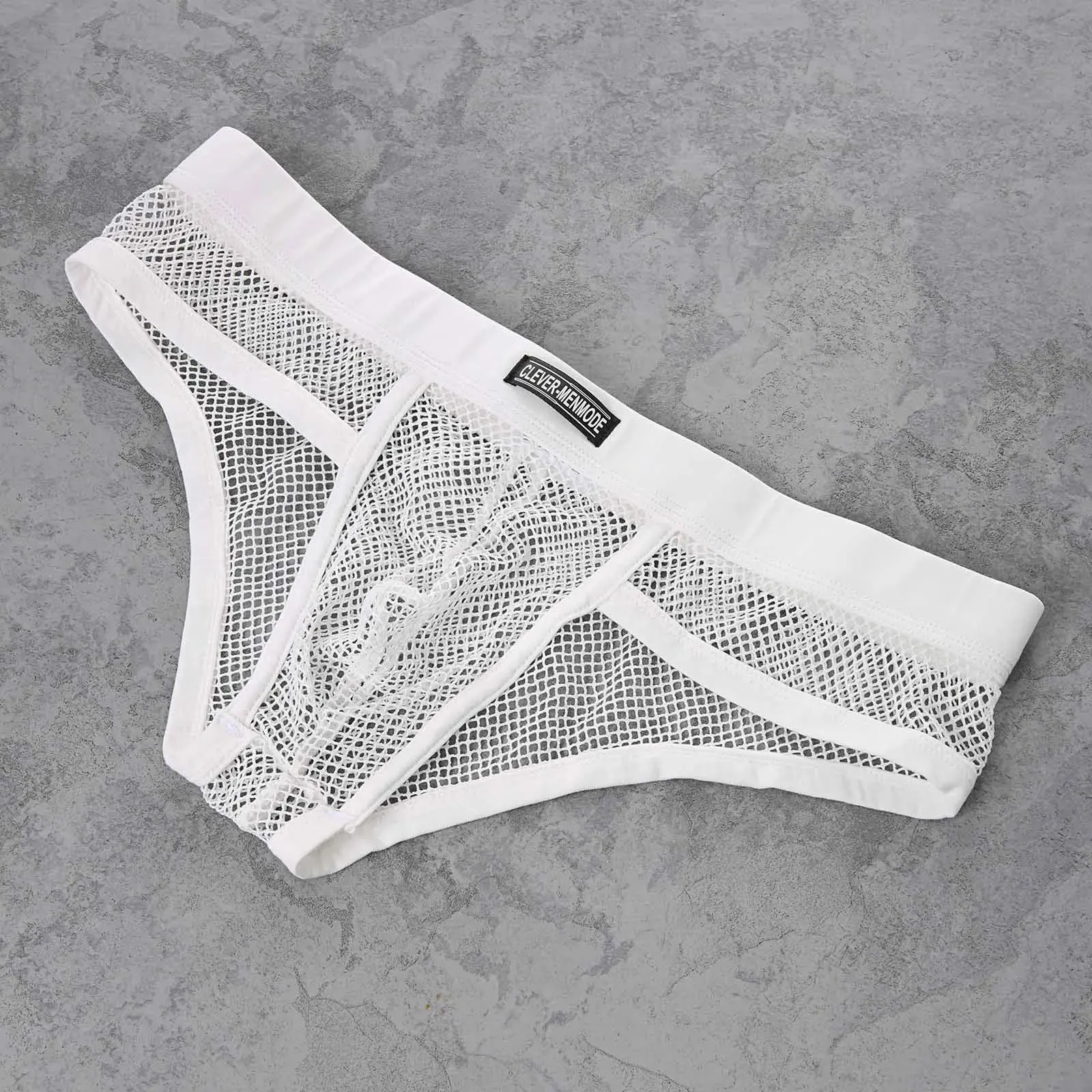 Fishnet Mesh Spandex Transparent Brief