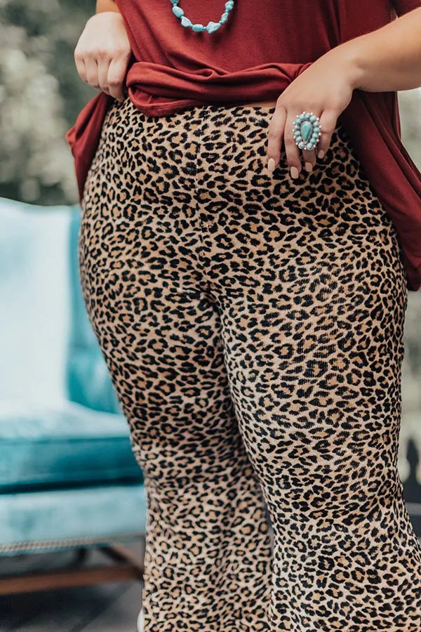 Flair For Fashion Leopard Pants Curves