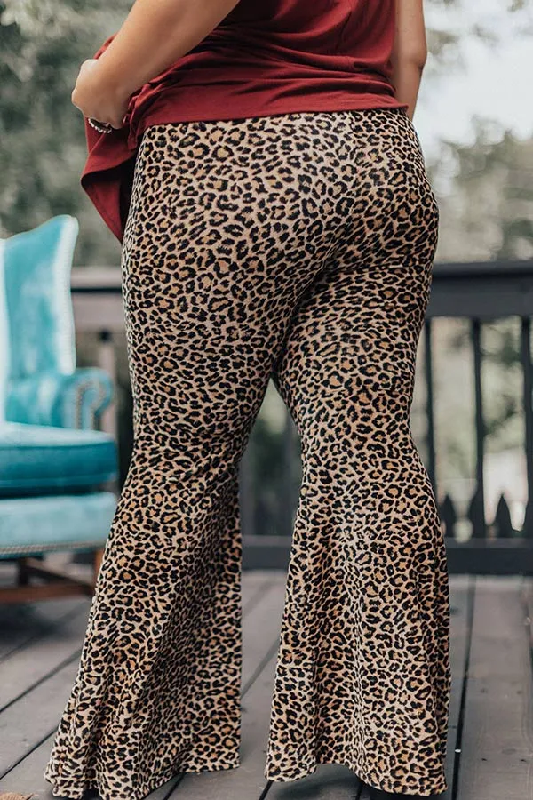 Flair For Fashion Leopard Pants Curves