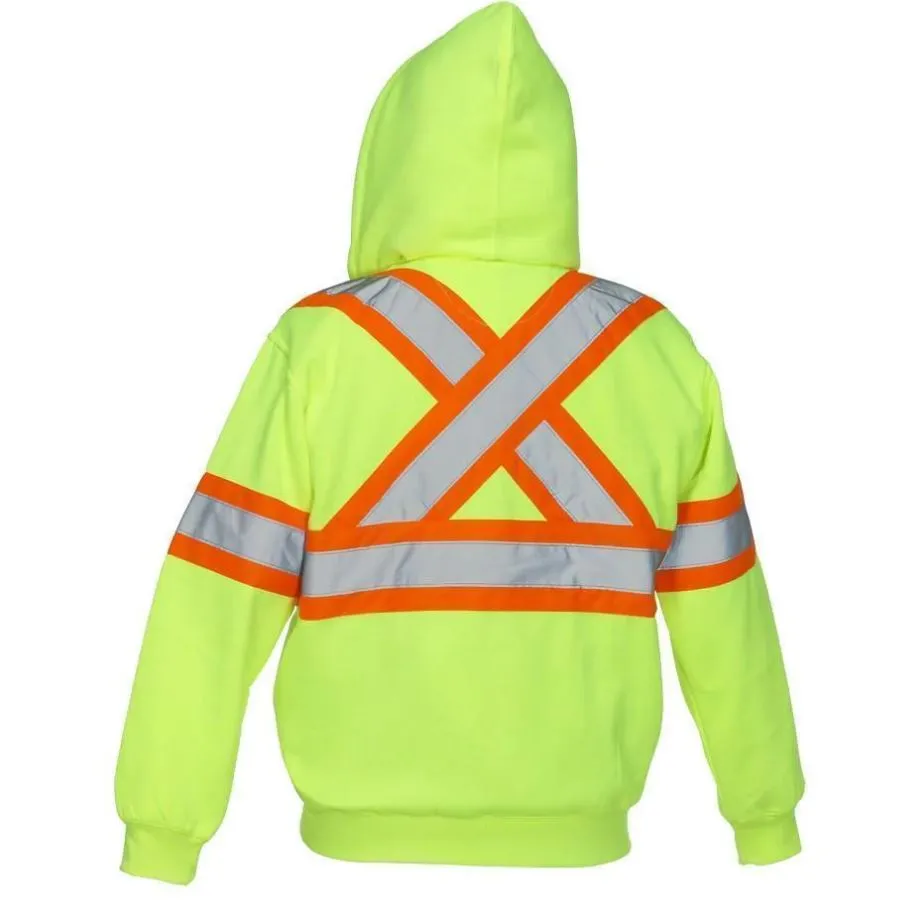 FORCEFIELD - Lime Hi Vis Safety Hoodie