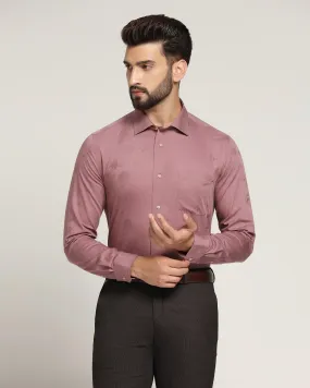 Formal Dusty Pink Printed Shirt - Hasad