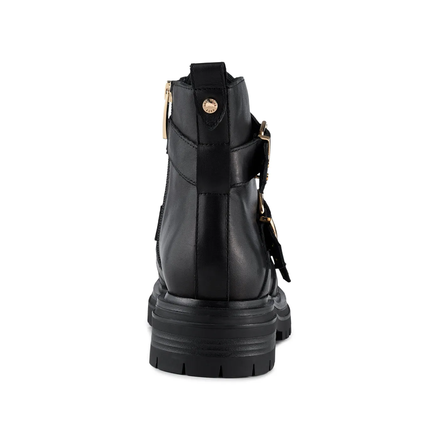 Franka boot leather - BLACK