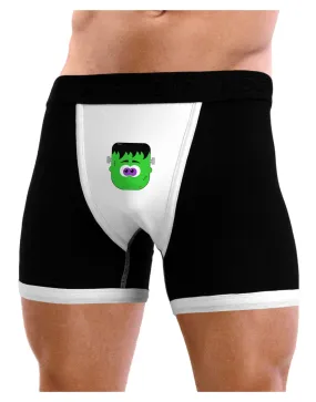 Frankenstein Face Halloween Mens Boxer Brief Underwear