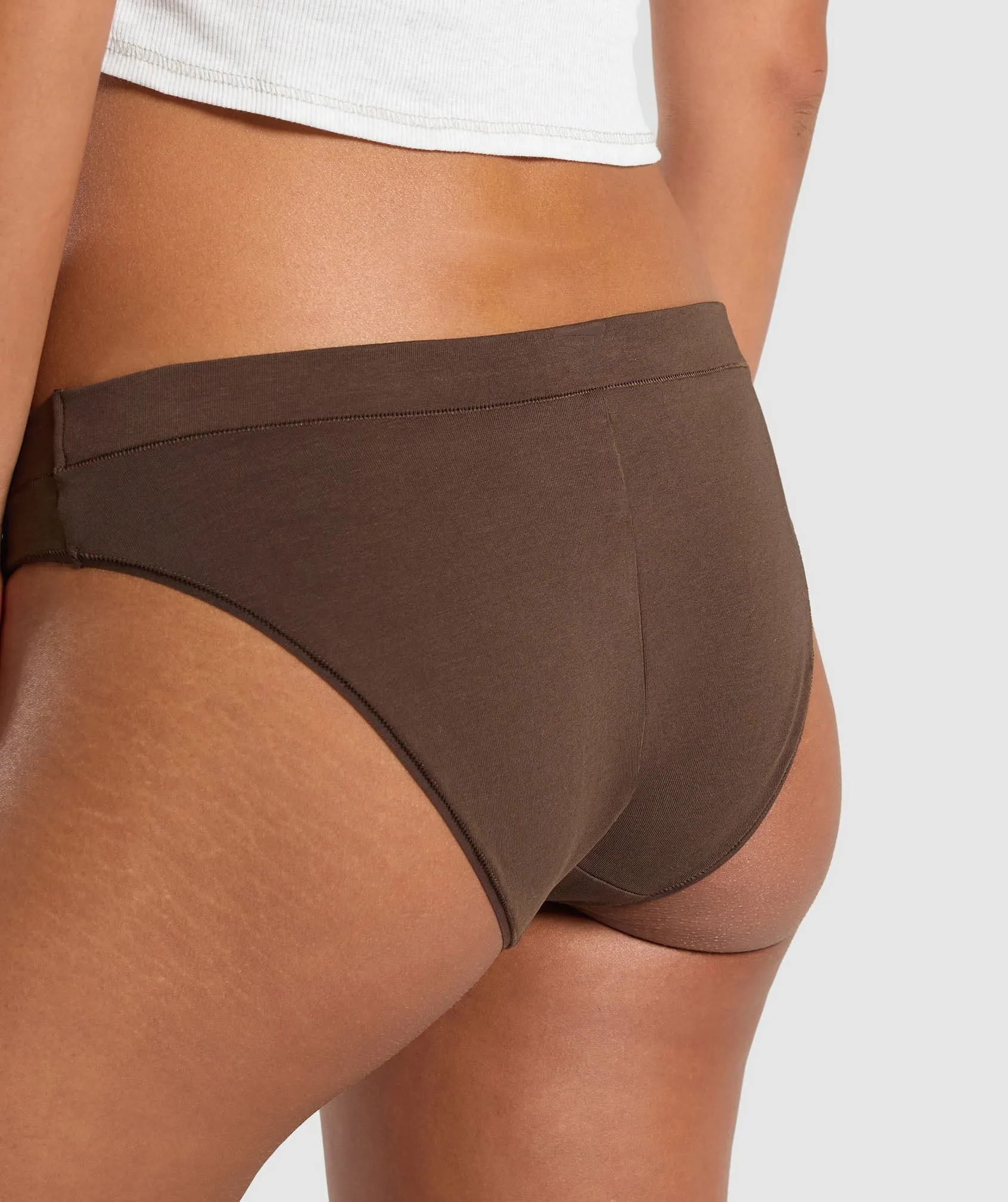 Gymshark 3pk Brief - GS Archive Brown/GS Soul Brown/GS Cement Brown