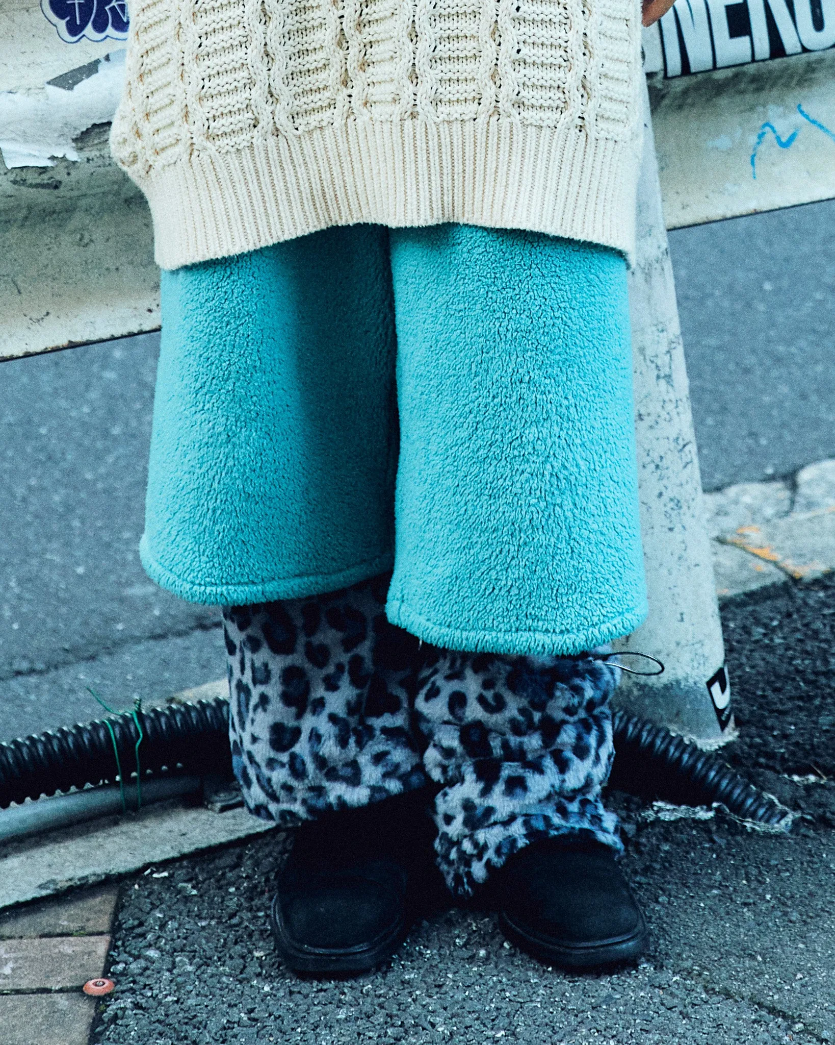 【HIROKI TSUZUKI】leg warmers×neck warmer