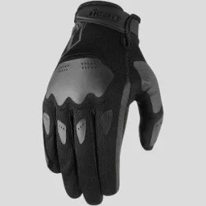 Icon Hooligan Gloves - Black